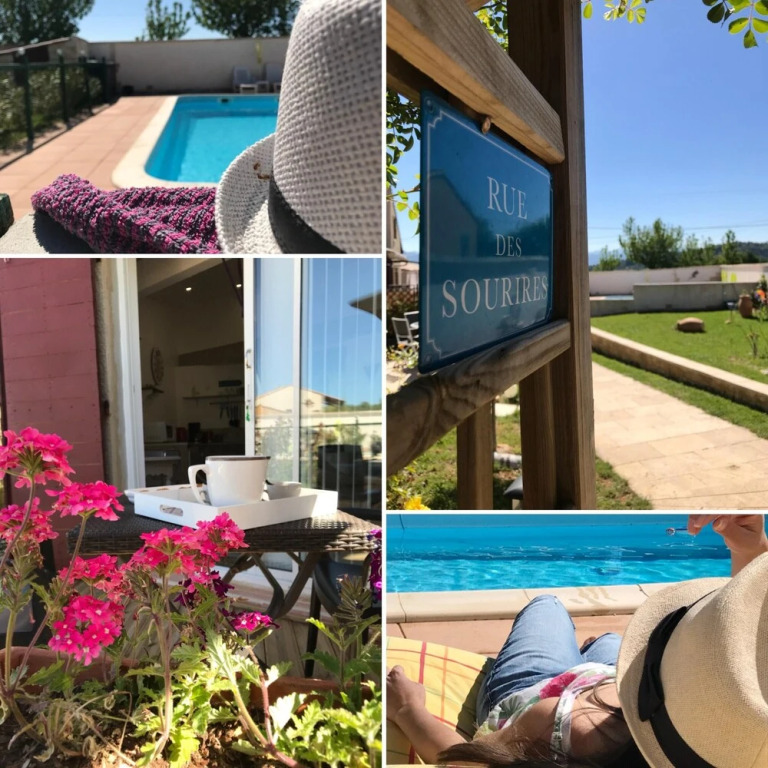 House With one Bedroom in Châteauneuf-val-saint-donat, With Wonderful Mountain View, Shared Pool, Enclosed Garden