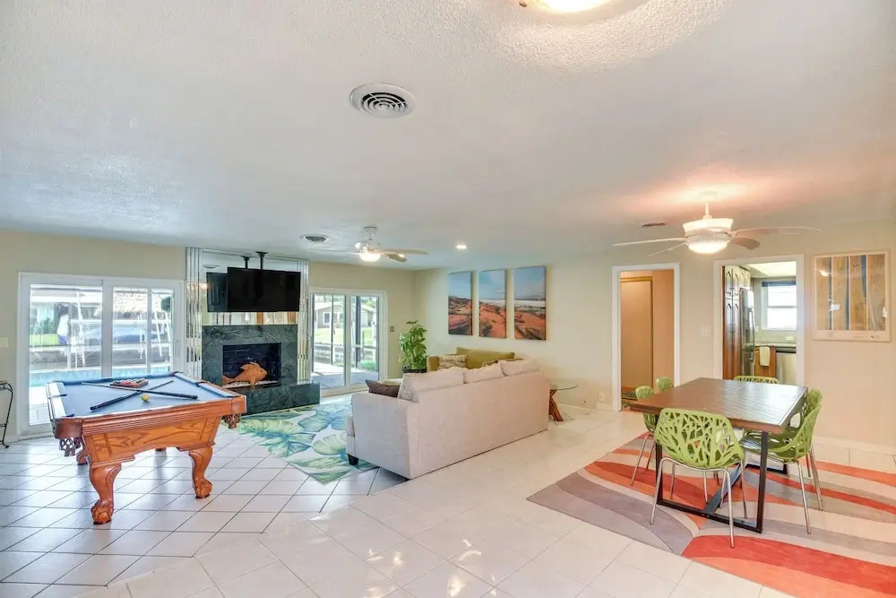Sunny South Daytona Home w/ Pool & Grill!