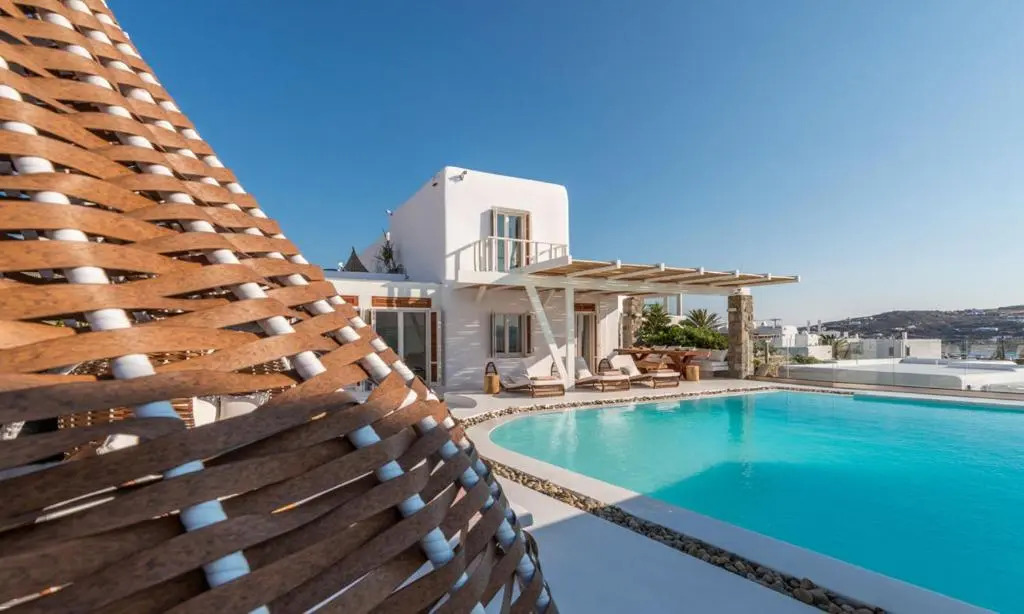 Luxury Ocean View Villa Mykonos Town Centre