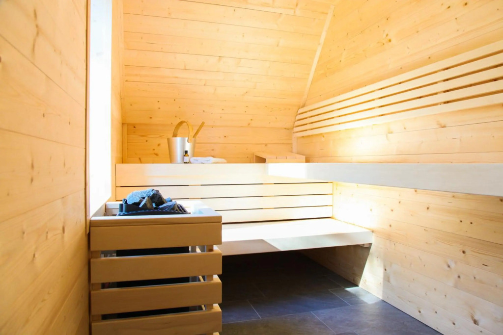 Ferienhaus Loddinperle mit Sauna