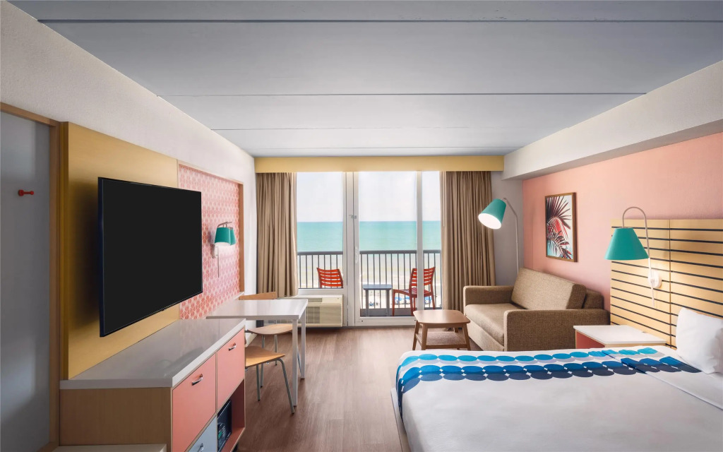 Golden Sands Carolina Beach Oceanfront, Tapestry by Hilton