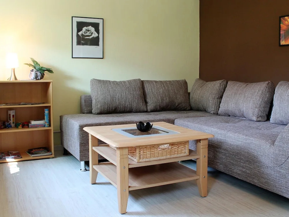 Apartment in Zierow With Garden, Roofed Terrace and Barbecue
