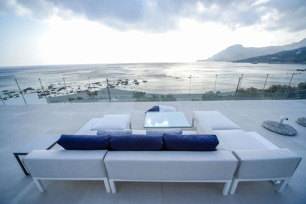Villa Nostos Plakias beachfront sea view privet pool
