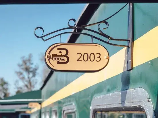 Green Train Leisurely Time
