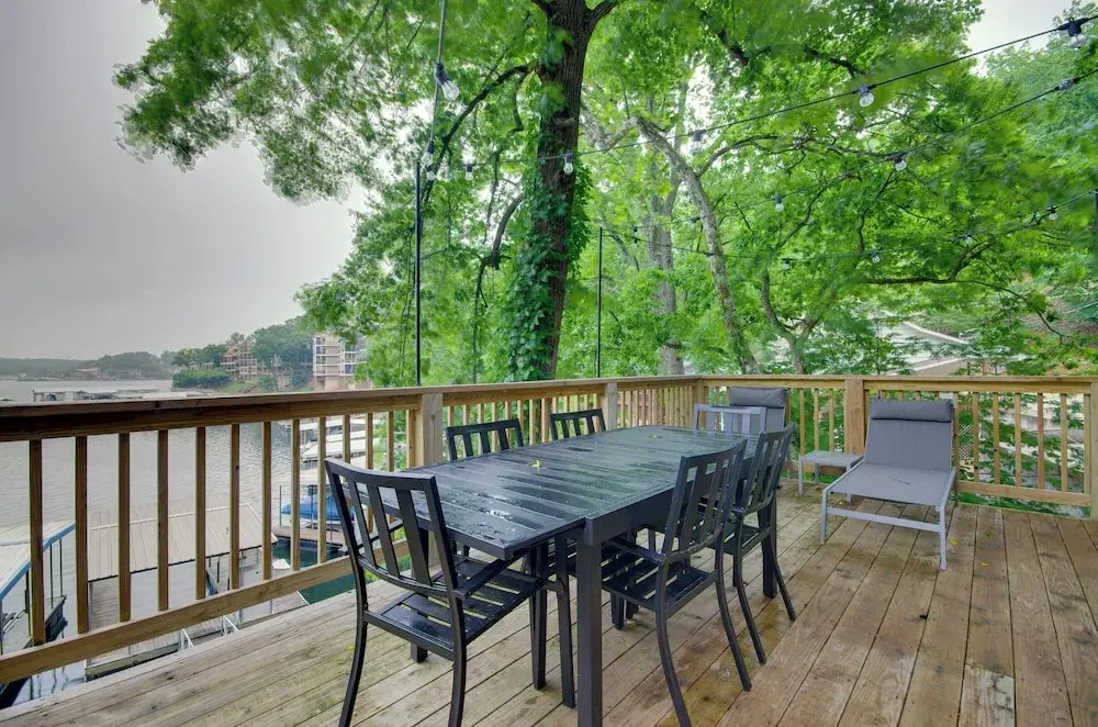 Furnished Deck, Boat Slip! Lake of the Ozarks Home