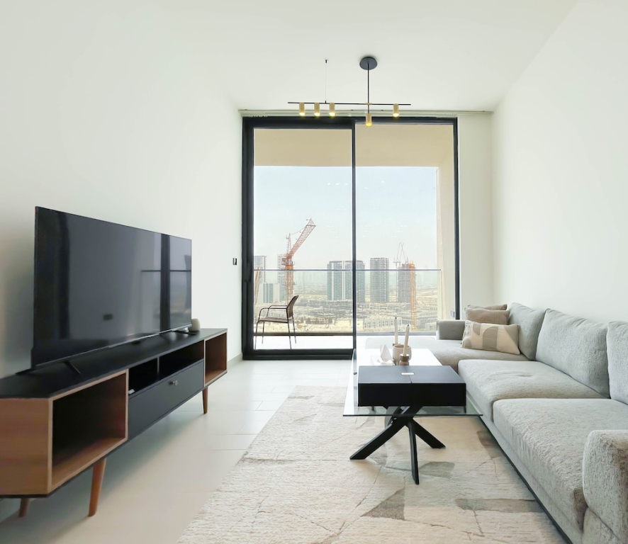 Community Views 1BR Next to Mall and Park, Binghatti Amber, Jumeirah Village Circle by Deluxe Holiday Homes