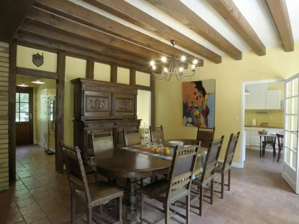 Maison Rustique Familiale en Sologne avec Grands Espaces, Proche Châteaux de la Loire - FR-1-590-1