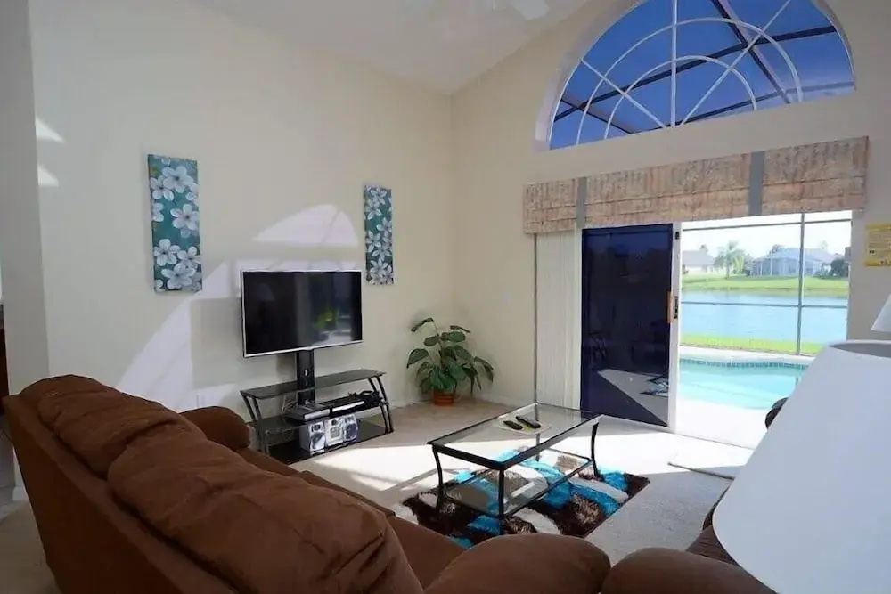 3 Bedroom Orlando Vacation Pool Home With Water View, Hot Tub, Games Room Near Disney!