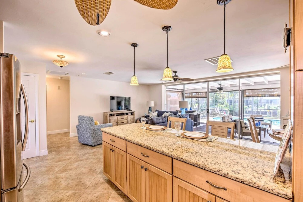 Cape Coral Waterfront Getaway w/ Pool & Dock!