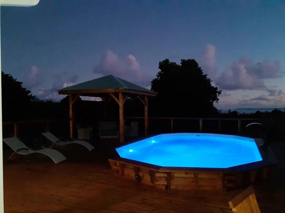 Villa with 3 Bedrooms in Saint-François, with Wonderful Sea View, Private Pool, Enclosed Garden