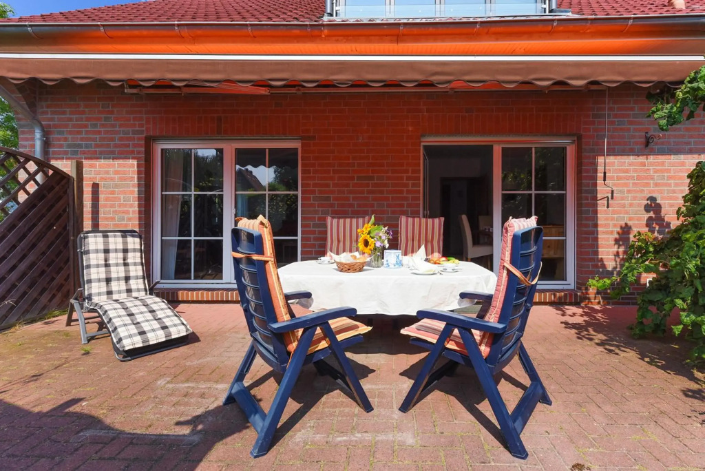 Jever-Ferienhaus Gartenblick