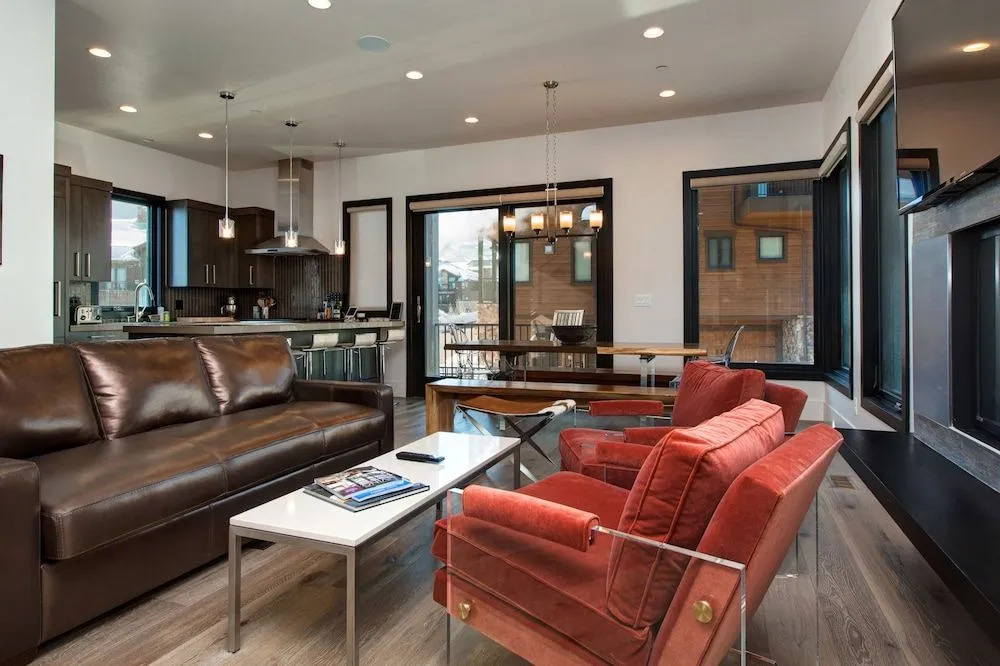 Ski Side Stunner with Pool by RedAwning