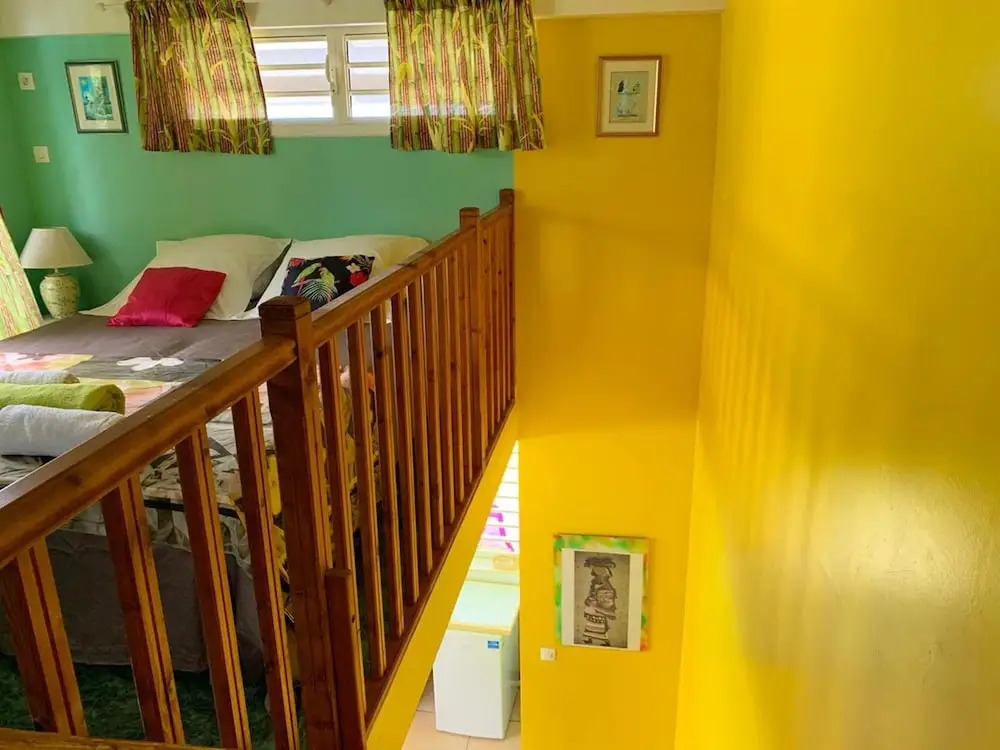 House with One Bedroom in Le Gosier, with Wonderful Sea View, Enclosed Garden And Wifi - 800 M From the Beach