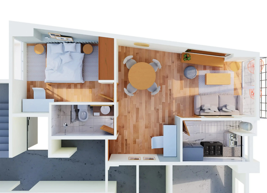 Capitalia Chic and Stylish Flat