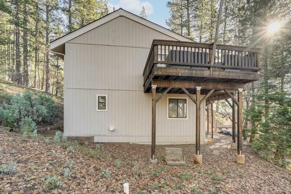 Deck & Gas Grill: Secluded Arnold Cabin Rental!