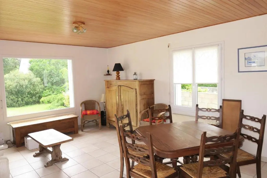 Maison 6 Pers Avec Jardin À 130m de la Plage À Tregastel - Ref 131