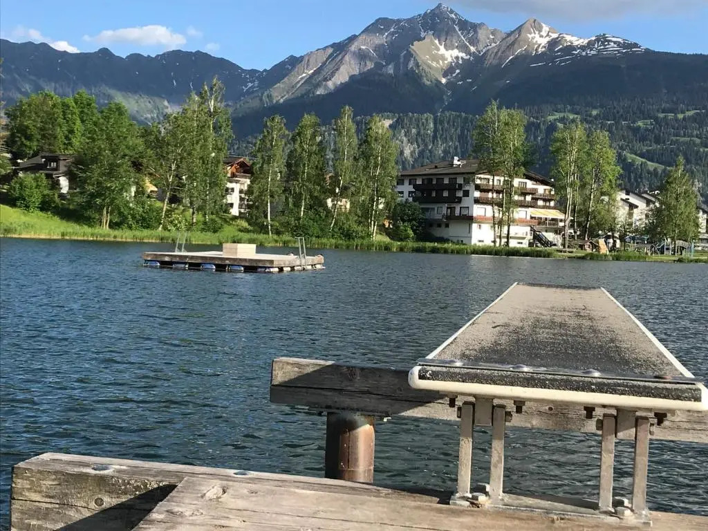 Ferienwohnung Laax mit Traumblick, großem Balkon und Terrasse