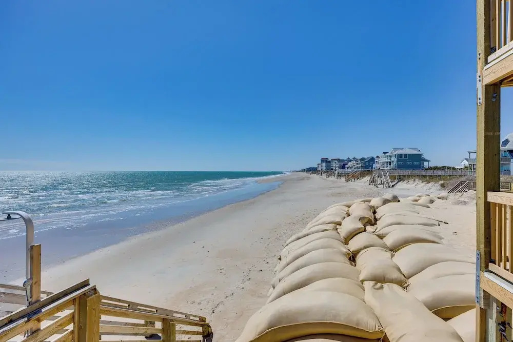 North Topsail Beach Condo w/ Ocean-view Balcony!