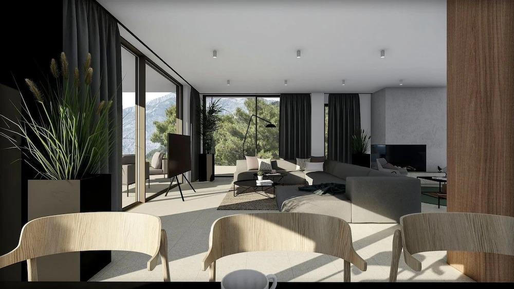 Villa Colomba a luxury villa in Brela, seafront
