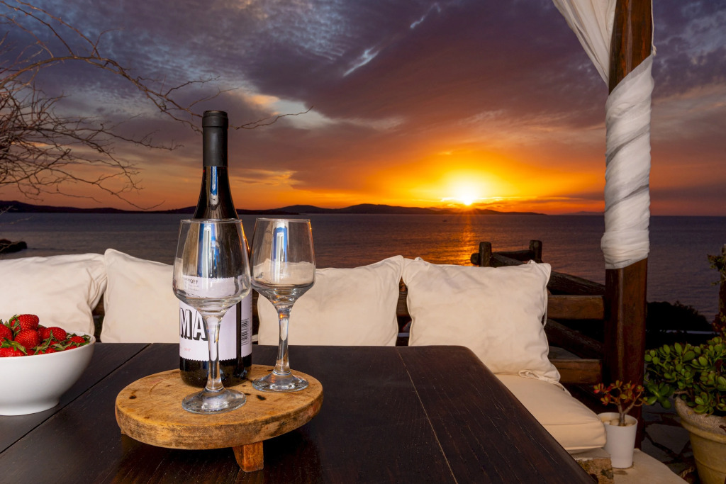 Villa Delos Sunset View Mykonos - walking from the beach
