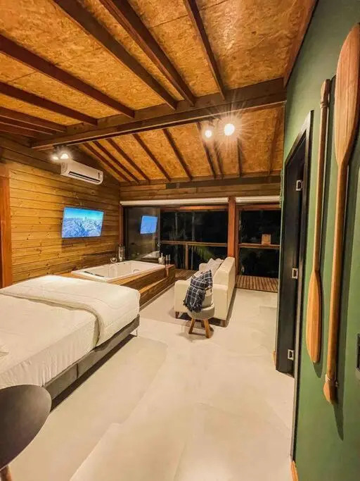 Cabana equipada em meio à natureza em Pomerode