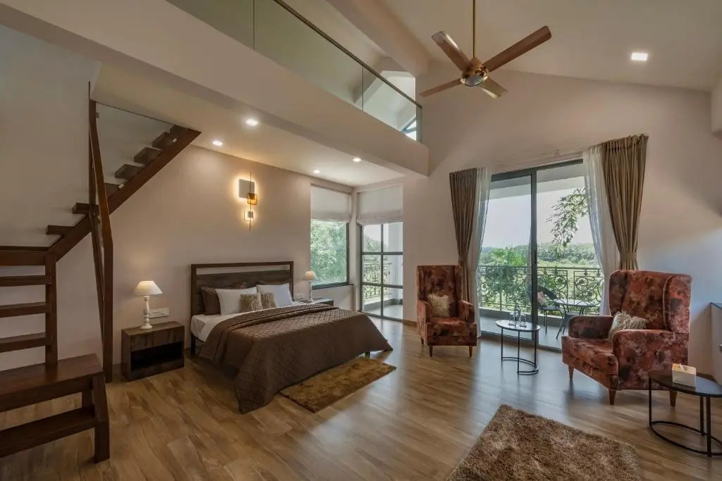 SaffronStays Magnolia - 3BHK Moira Goa Villa with Pool & Games Room