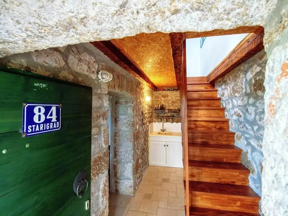 House With one Bedroom in Starigrad, With Wonderful sea View and Furni