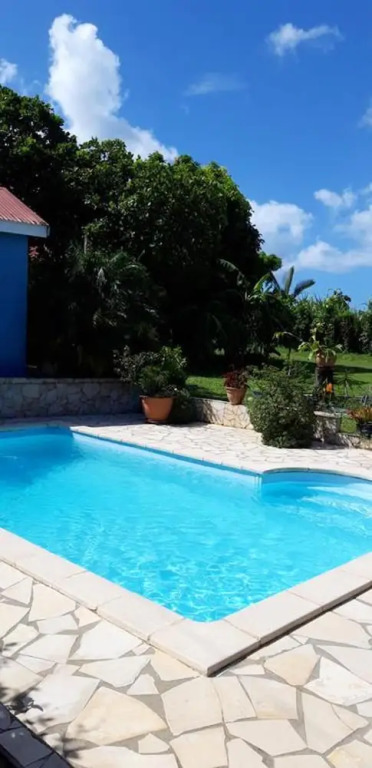 Studio in Baie Mahault, With Private Pool, Enclosed Garden and Wifi - 15 km From the Beach