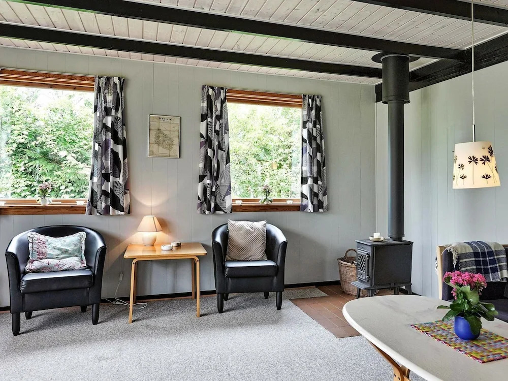 Modern Holiday Home in Bornholm With Roofed Terrace