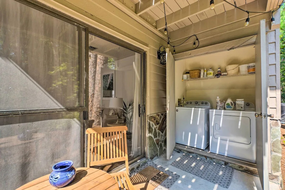 Townhome w/ Lush Forest View, Steps to Beach!
