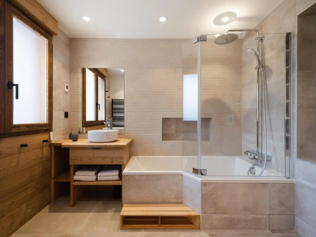 Chalet 4★, 12 pers, 5 chambres, terrasses ensoleillées, navette à proximité - FR-1-304-270