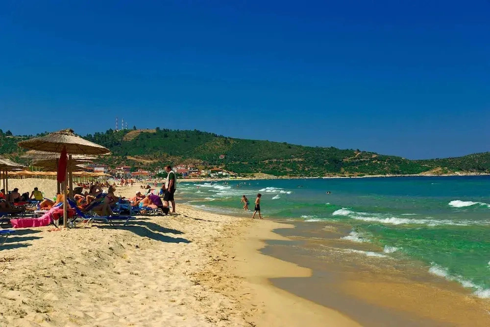 Beachfront Double Room at House Blerina in Sarti