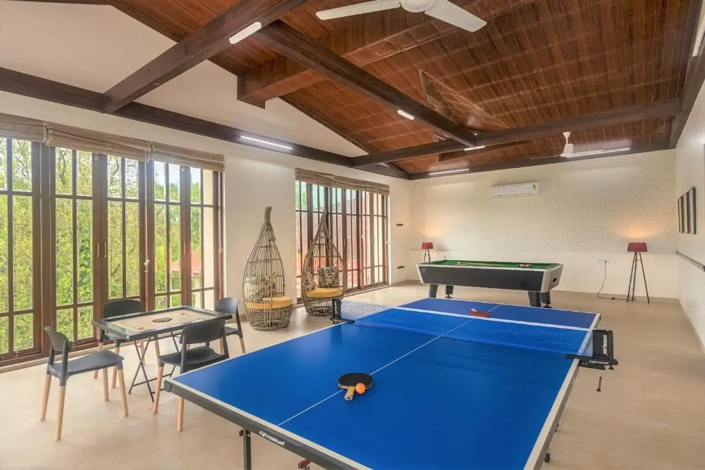 SaffronStays Ananya, Karjat - pet-friendly pool villa with a party deck and games