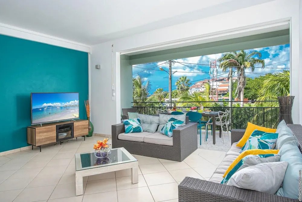 Apartment with 2 Bedrooms in Les Trois-Îlets, with Wonderful City View, Enclosed Garden And Wifi - 50 M From the Beach