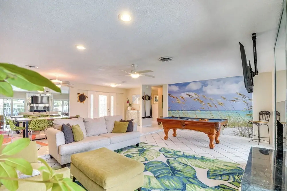 Sunny South Daytona Home w/ Pool & Grill!