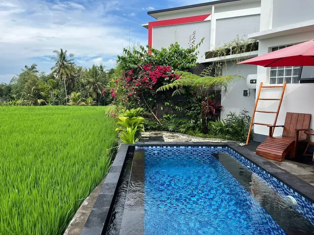 Maple Ridge Ubud Villas with Rice Field View