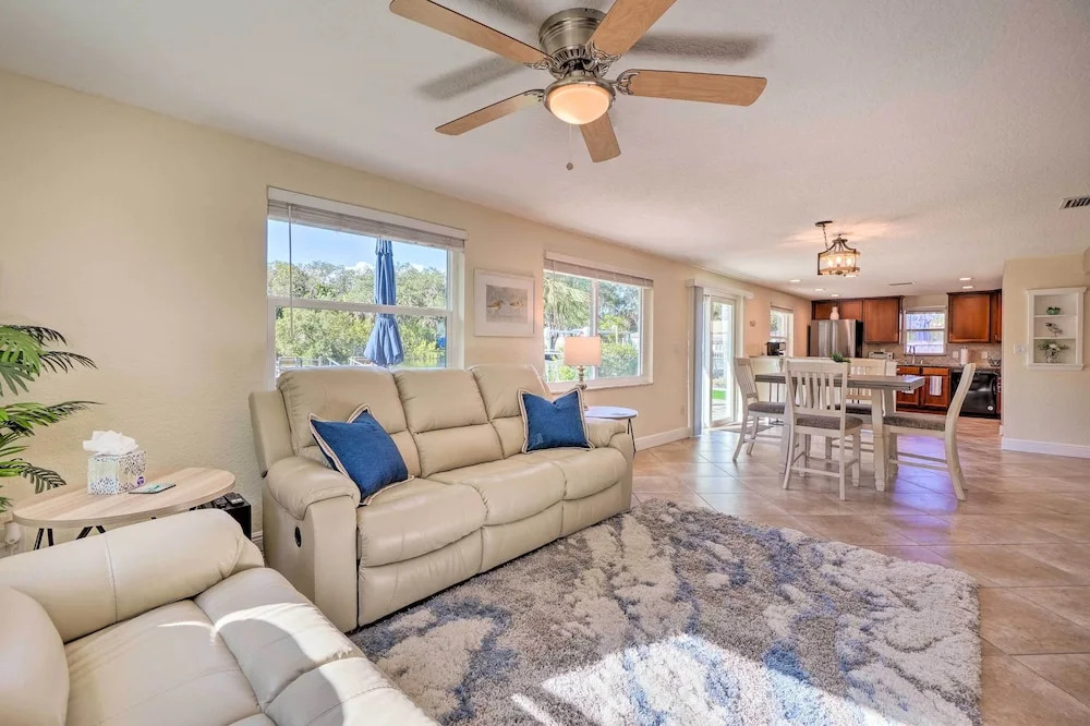 Riverfront Home w/ Putting Green & Boat Dock!