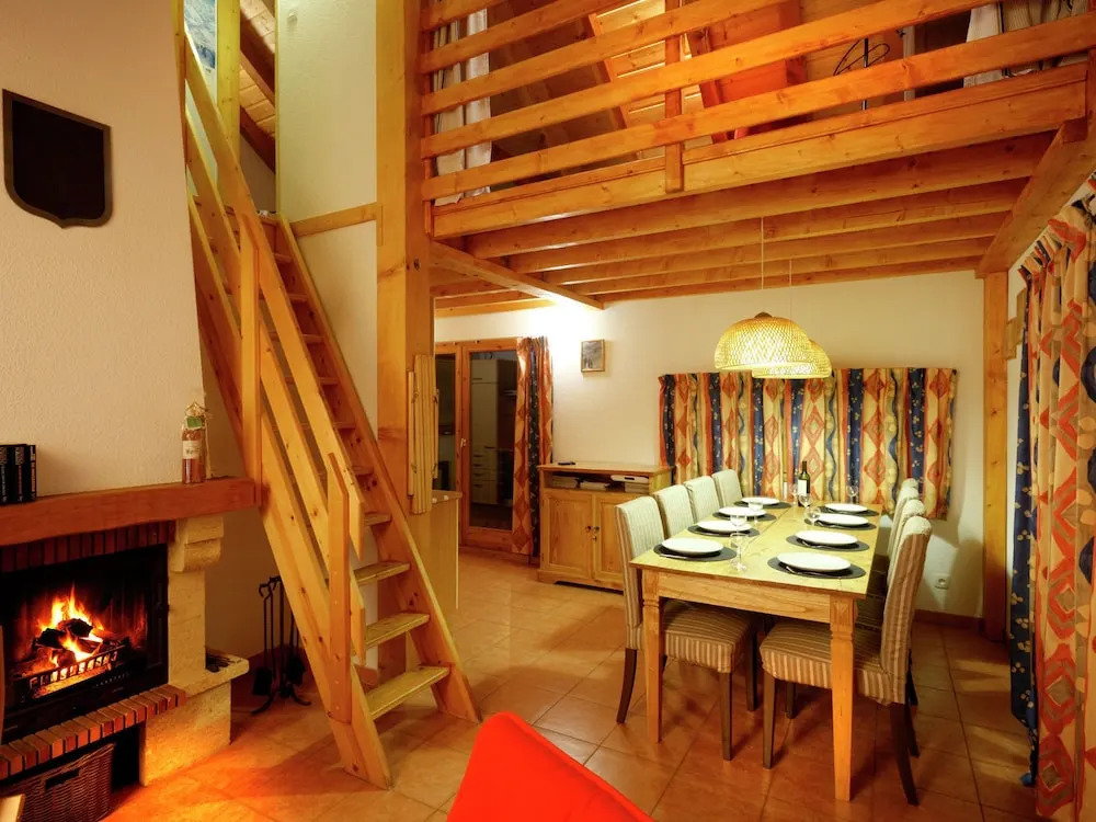 Warm Chalet in Oz With Ski Storage, Balcony,terrace, Heating
