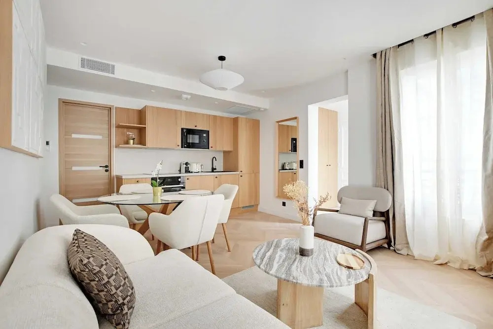 Elegant Apartment With AC - 3br-6p- Montorgueil