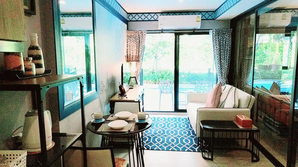 New. Beautiful One Bedroom Pool Access Condo. Only 200 metres to the beach.