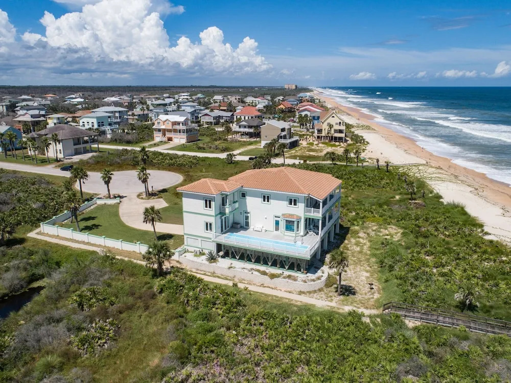 4br Oceanfront W/ Private Pool & 3 Balconies 4 Bedroom Home