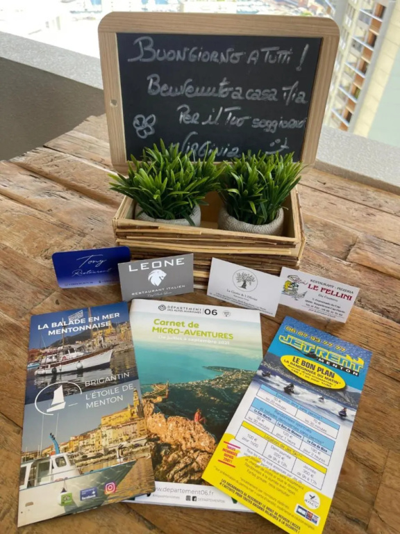 Location saisonnière Menton 50 m des plages