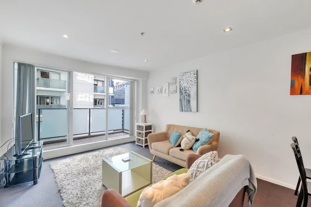 Spacious 2BR CBD Apartment Balcony