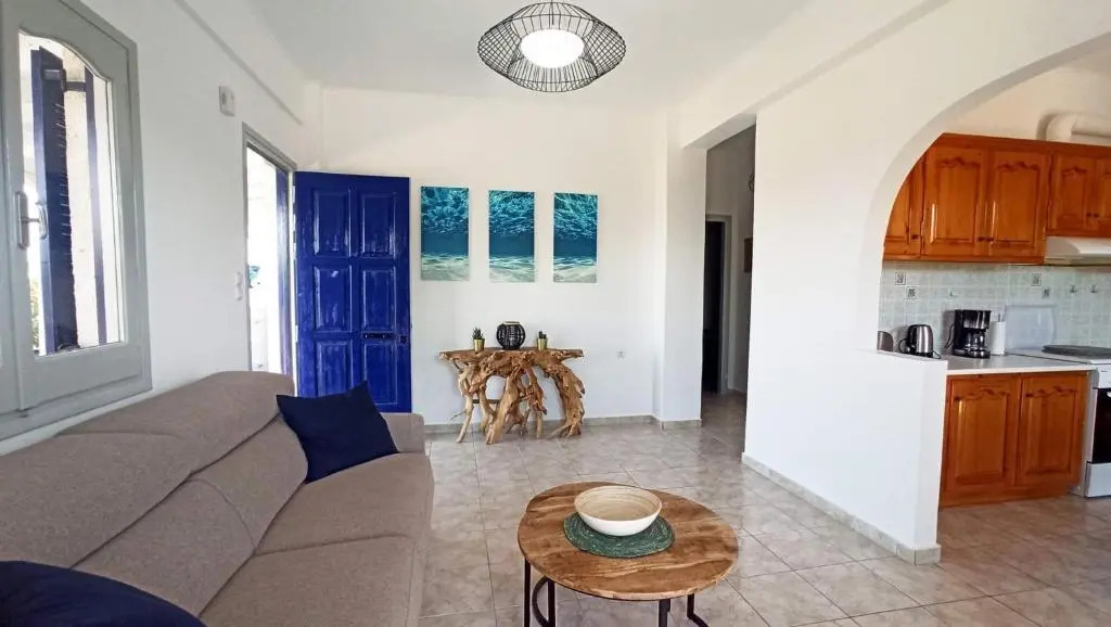 VILLA BLUE COCOON - Chrani Messinia Peloponnese- Rooftop sea view 550m from beach next to Kalamata Koroni Costa Navarino
