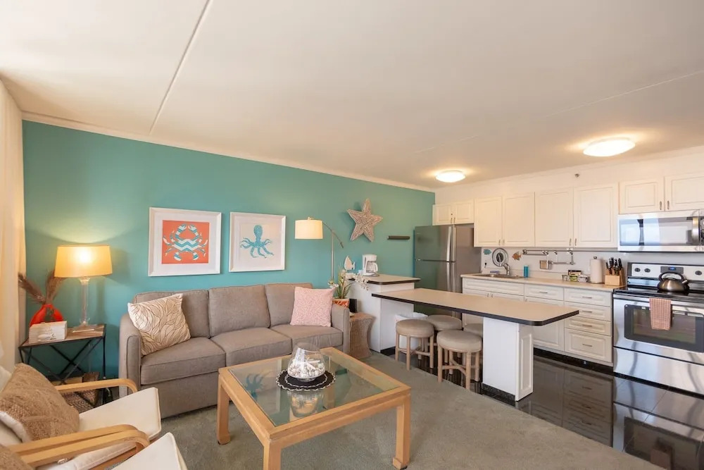 Modern 12th Floor Waikiki Banyan Condo with Partial Ocean Views by Koko Resort Vacation Rentals