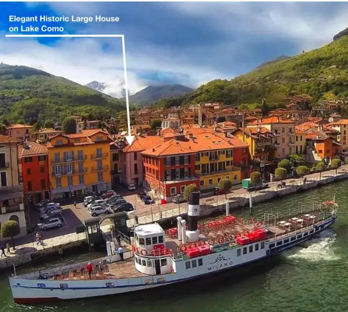Elegant Central Large House on Lake Como