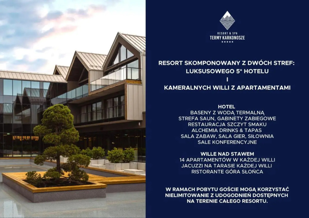Termy Karkonosze Resort & Spa koło Karpacza