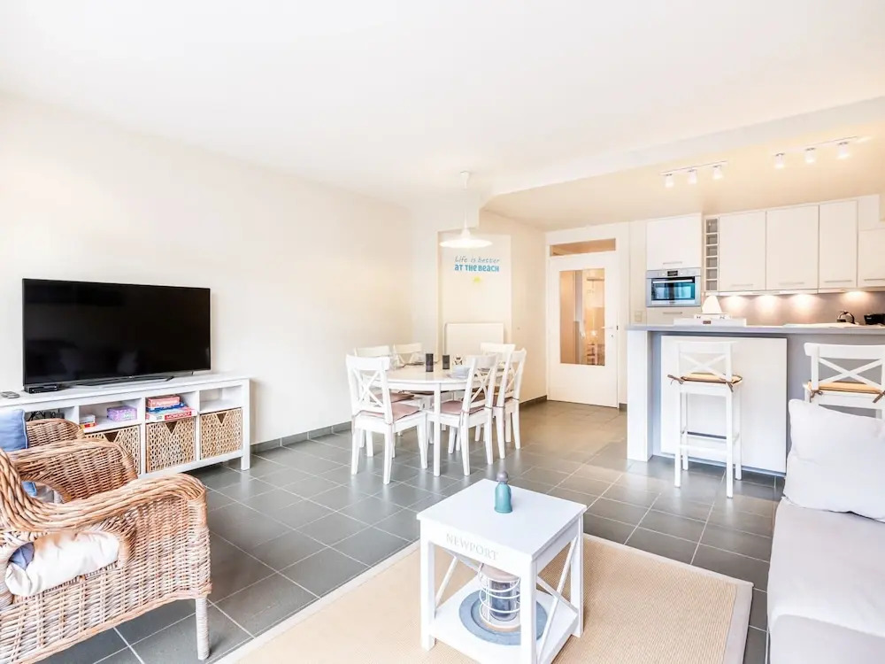 Apartment in St. Idesbald With Sea Views