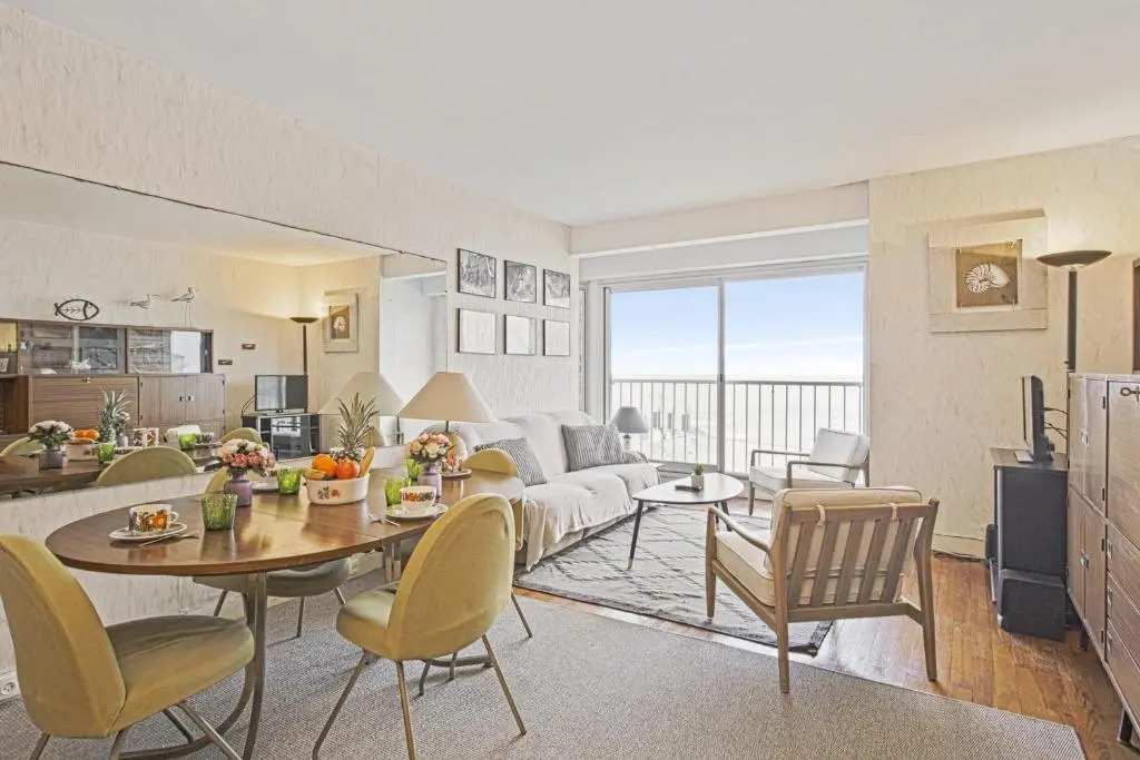 Charming 3 3br with breathtaking seaview in Biarritz center - Welkeys