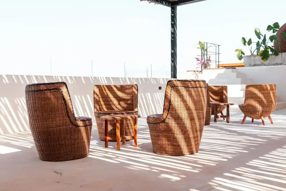 Boho-style Luxury Apartment La Veleta Balcony Rooftop Pool Lounge Area Nice Amenities